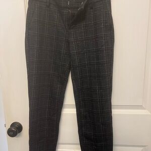 Plaid Black and Gray Trousers - Liverpool Los Angeles
